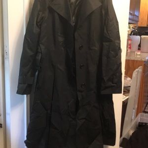 Ramos Long Black Trench Coat